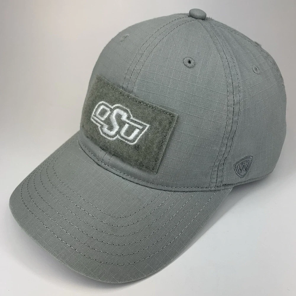 OSU Hat Oklahoma State Gray Hook & Loop Adjustable OSFA Cowboys Baseball Cap TOW